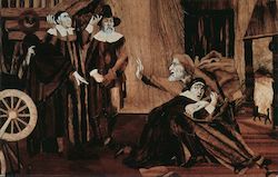 Accusation of a Witch - from Salem, Massachusetts witch hunt Postcard