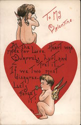 To My Valentine Postcard