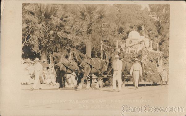 Observatory Parlor Rose Carnival San Jose California