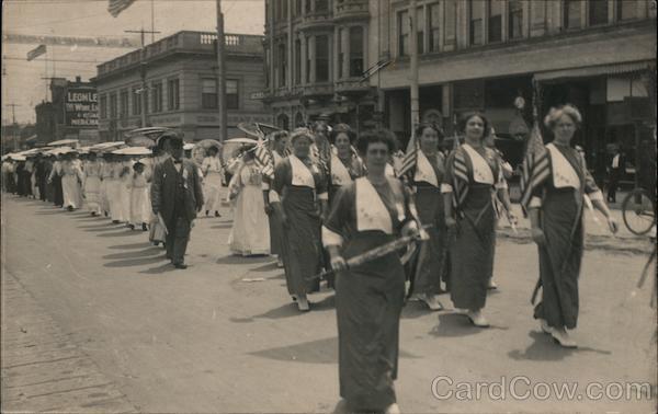 NDGW Women Marching in a Parade California  NSGW