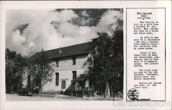 Odd Fellows Hall Georgetown California