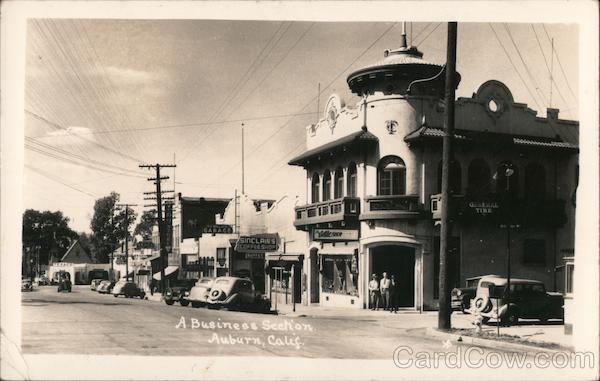 Business Section in Auburn CA California