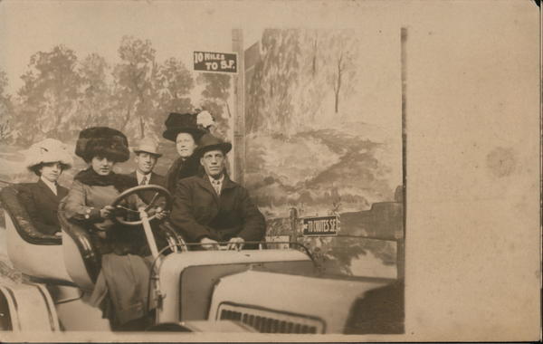 Photo of People in Car 10 Miles to SF The Chutes San Francisco California