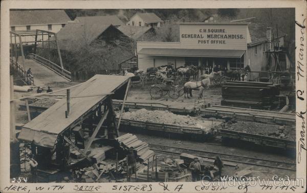 Wrights, C.H. Squire General merchandise, Post Office Los Gatos California