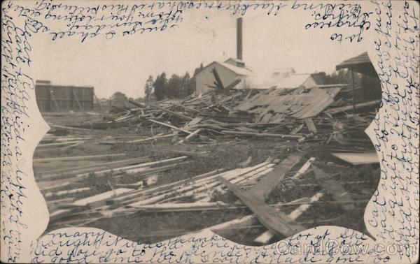 Building in Ruins after 1906 Earthquake Mountain View California