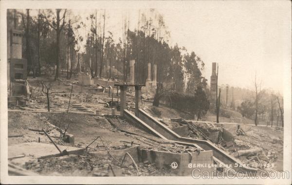 Berkeley Fire - September 17, 1923 California