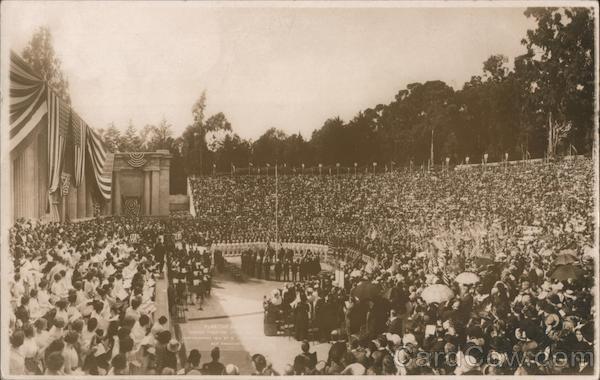 1914 Flag Day Gathering, Greek Theatre Berkeley California