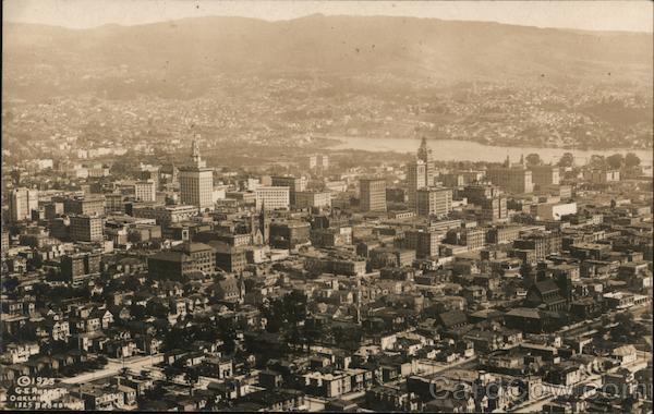 Aerial View Oakland California