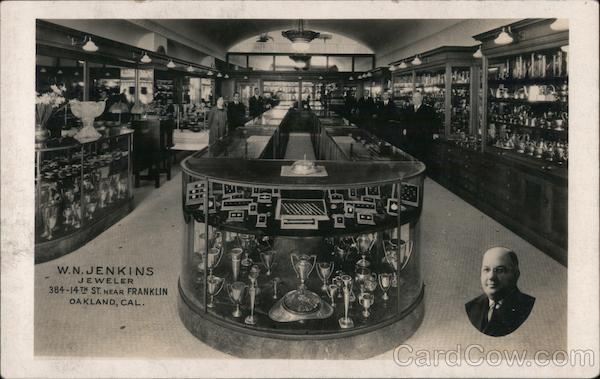 W.N. Jenkns Jeweler, 384-14th St. Near Franklin Oakland California