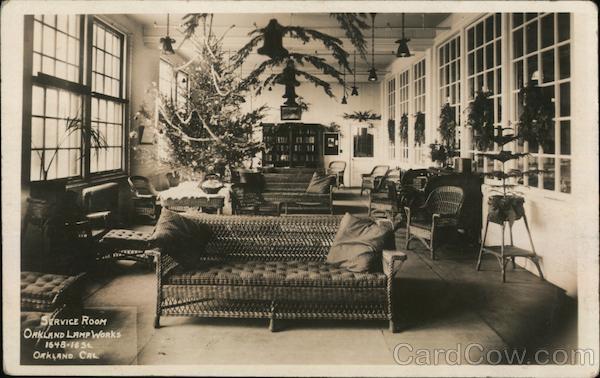 Oakland Lamp Works Service Room California