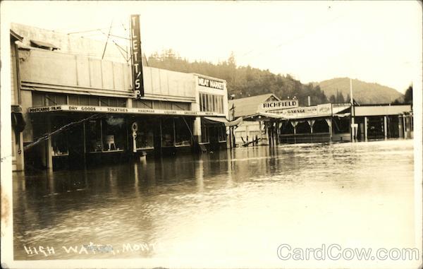 Street Under High Water Monte Rio California