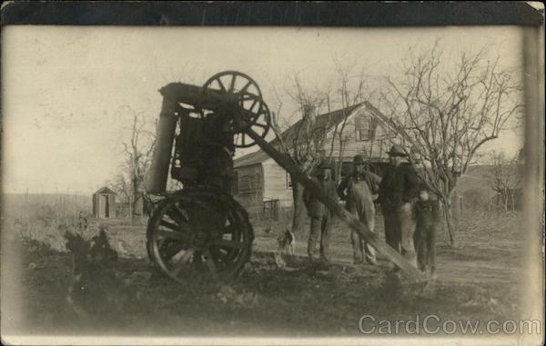 Old Tractor on End Healdsburg California