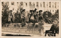 Admission Day Parade - Diamond Jubilee 1925 Postcard