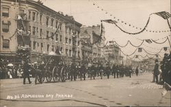 Admission Day Parade Postcard
