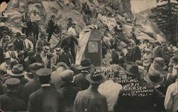 Native Sons of the Golden West Unveiling Kit Carson Monument Postcard