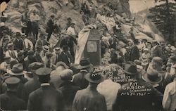 Native Sons of the Golden West Unveiling Kit Carson Monument Kirkwood, CA Postcard Postcard Postcard