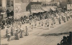 Parade of Women Admission Day NDGW Parlor #132 Postcard