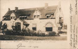 Cottage Built Entirely of Gold-Bearing Quarts Empire Mined Postcard