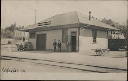Depot, Wells Faro & Co. Express Postcard