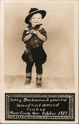 Bobby Bachman, Two Years Old Roseville, CA Postcard Postcard Postcard