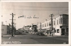 Business District Postcard