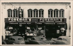 Foreman's Camera Shop Postcard