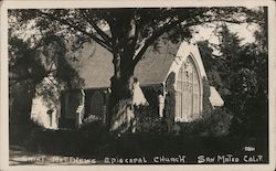 Saint Matthews Episopal Church San Mateo, CA Postcard Postcard Postcard