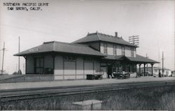 Southern Pacific Depot San Bruno, CA H. D. Conner Postcard Postcard Postcard