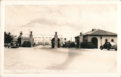 Gated Entrance of Air Base, Moffett Field Postcard