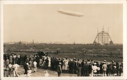 USS Akron at Moffett Field Postcard