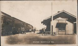 Railroad Station Sunnyvale, CA Postcard Postcard Postcard