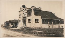 Baptist Church Postcard