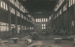 Hendy Iron Works Interior Postcard