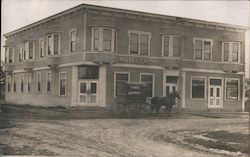 Hotel Ryan, Temple Laundry Delivery Wagon Parked in Front Sunnyvale, CA Postcard Postcard Postcard