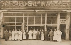 Saratoga Market Postcard
