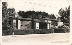 Public Library Saratoga, CA Postcard Postcard Postcard