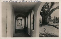 In Front of the 5 Villas Postcard
