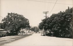 Street Through Town Postcard