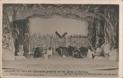 1907 Santa Clara College "Nazareth" Act VIII Disciples praying at Gates of Bethany Postcard