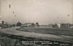 Santa Clara Union High School Athletic Field Postcard