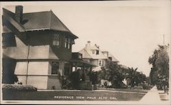 Residence View Palo Alto, CA Postcard Postcard Postcard