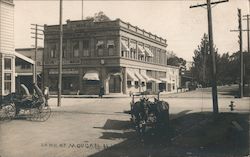 General Store and Bank of Morgan Hill Postcard