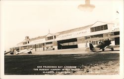 San Francisco Bay Airdrome Postcard