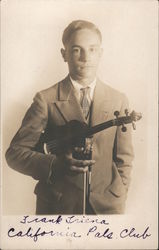 Frank Friena California Pals Club - U.C. Berkeley Violin Postcard