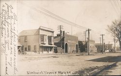 Elmhurst Power House and Three Others on a Street Postcard