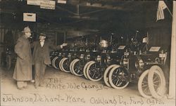 The White Pole Garage, Ford Dealership Postcard
