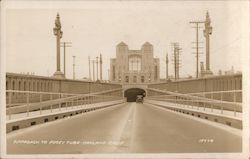 Approach to Posey Tube Postcard