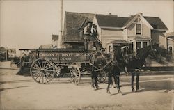 Jackson Furniture Co. Delivery Wagon Postcard
