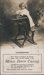 Heald-Dixon College "Kindergarten" Postcard
