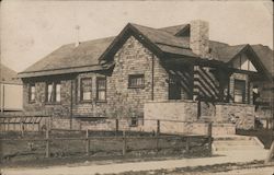 Craftsman Bungalow House Postcard